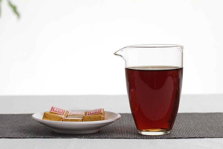 HelloYoung Menghai Pu'er ripe tea small square brick tea leaves sinensis word Pu'er tuocha