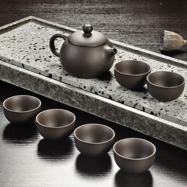 Handmade Drinkware Purple Sand Teapot Tea Set Ceramic Teapot Cup China Kung Fu