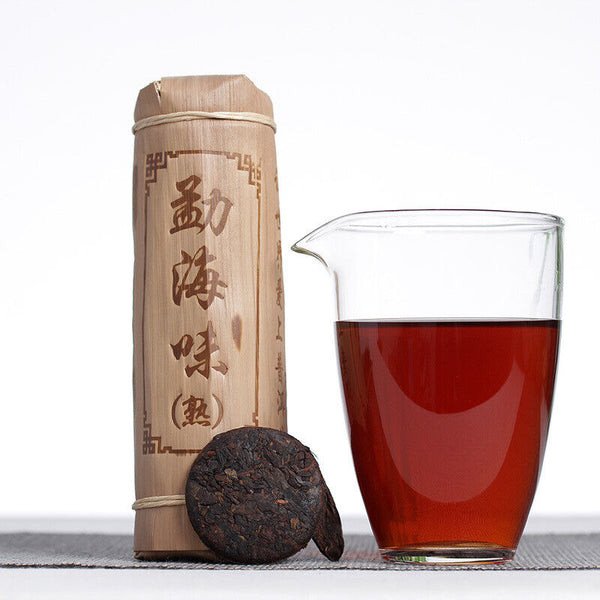 Menghai Flavor Ripe Tea Pillar Big Tree Tea 200g Pu-erh Tea Yunnan Pu'er Tea