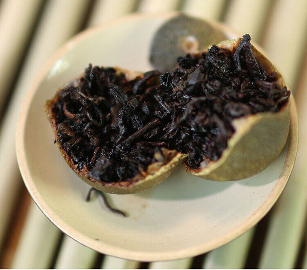 HelloYoung 500g Pu'er Ripe Tea Xinhui Chenpi Xiaoqinggan Traditional Method of Production