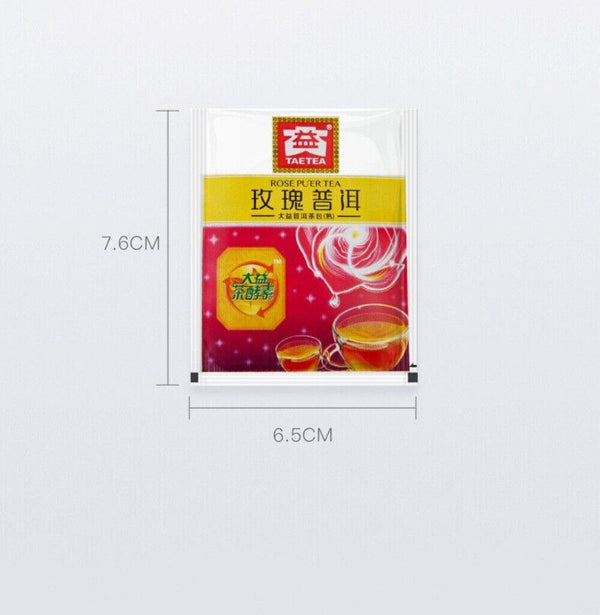 Daiyi Puer Rose Tea Bags 1.6gx25 Convenient Office Herbal