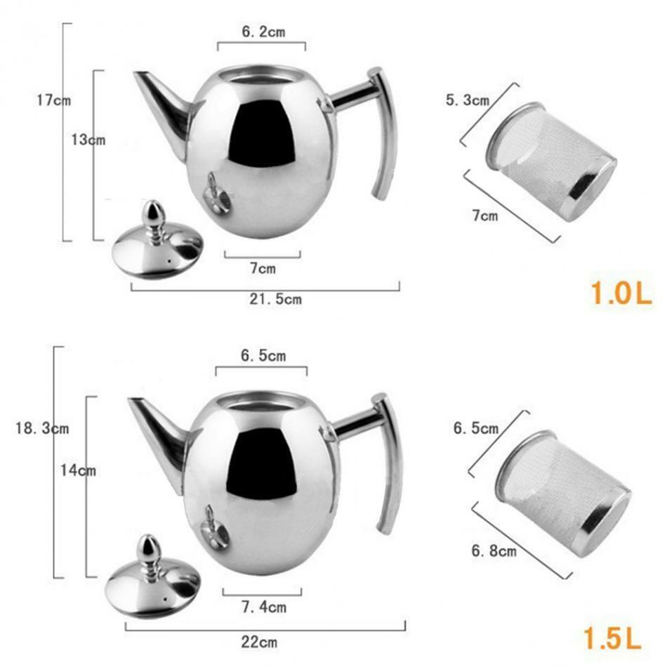 Tea Pot Teapot Coffee Pot Kettle with Filter Large Capacity Puer Tea Bag Pot