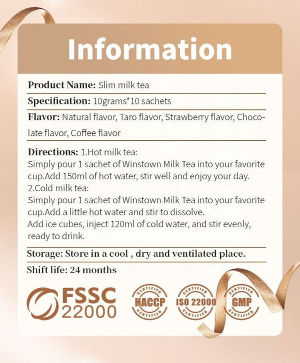 Custom Slim Tea Slimming Meal Replacement Herbal Supplements Powder Weight Loss