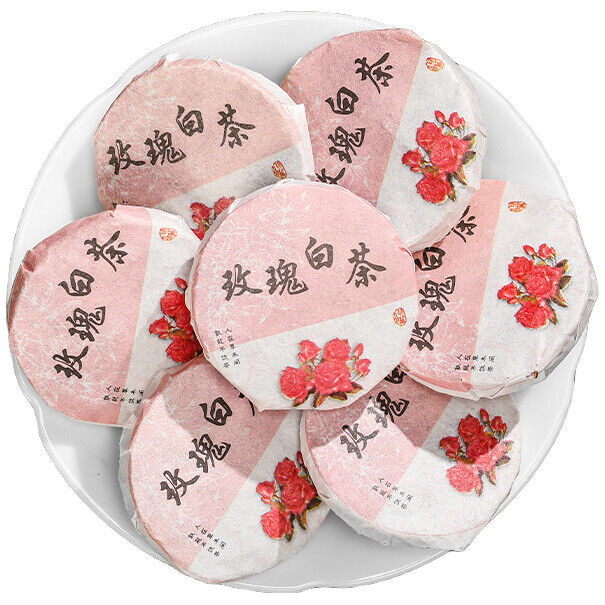 Authentic Fujian Rose White Tea Fuding Old White Tea Mini Tea Cake Rose Shoumei
