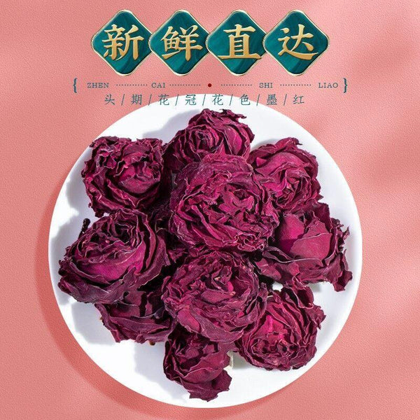 HelloYoung Natural Yunnan Roses Flower Tea Organic Red Healthy Tea Dried Flowers Buds 40g