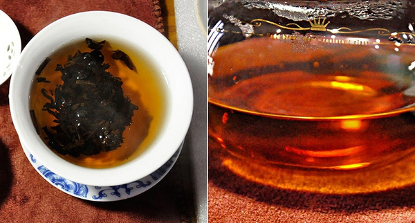 HelloYoung Ancient Tree Black Tea Yunnan Puerh Tea 7598 Ripe Pu-Erh Tea Cake Gift 357g