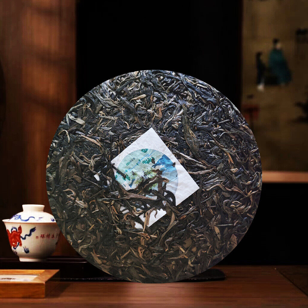 HelloYoung Sleepy Deer Mountain Raw Tea Cha Ma Gu Dao Pu'er Tea High Aroma Sweet Taste 357g