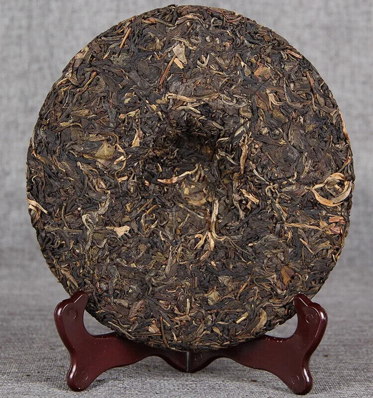Premium Pu'er Tea Yunnan Nannuoshan Arbor Qiziyuan Tea Aged Raw Tea Cake 357g