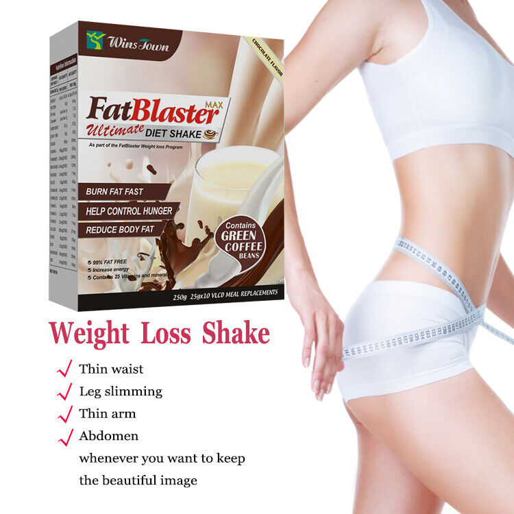 Weight Loss Fat Blaster Chocolate Diet Shake Meal Herbal Slimming 25g*10bags Main image