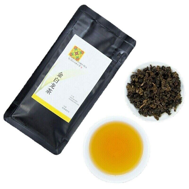 Gabaron Oolong Tea Taiwan High Mountain Strips Shape Gaba Tea 100g Main image