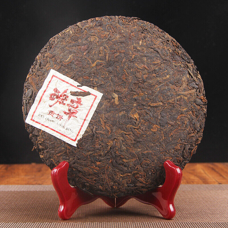 Lao Ban Zhang Ripe Puer Tea Cake Fermented Puerh Organic Tea Cake 357g/12.59oz