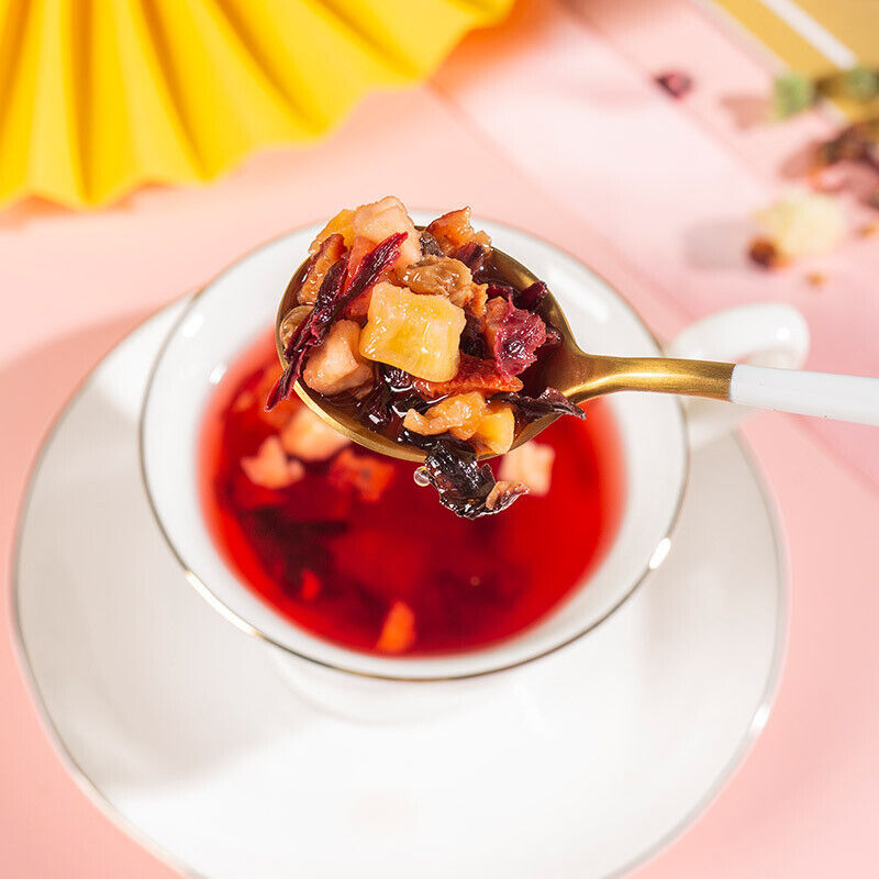 HelloYoung 350g Fruit Tea New Organic Healthy Flower Herbal Tea Pineapple Cantaloupe Canned Secondary image