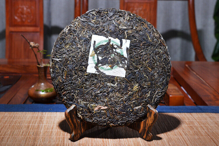 HelloYoung 357g Yunnan Pu'er Raw Tea Cake Man Song Tea Cake 曼松茶饼