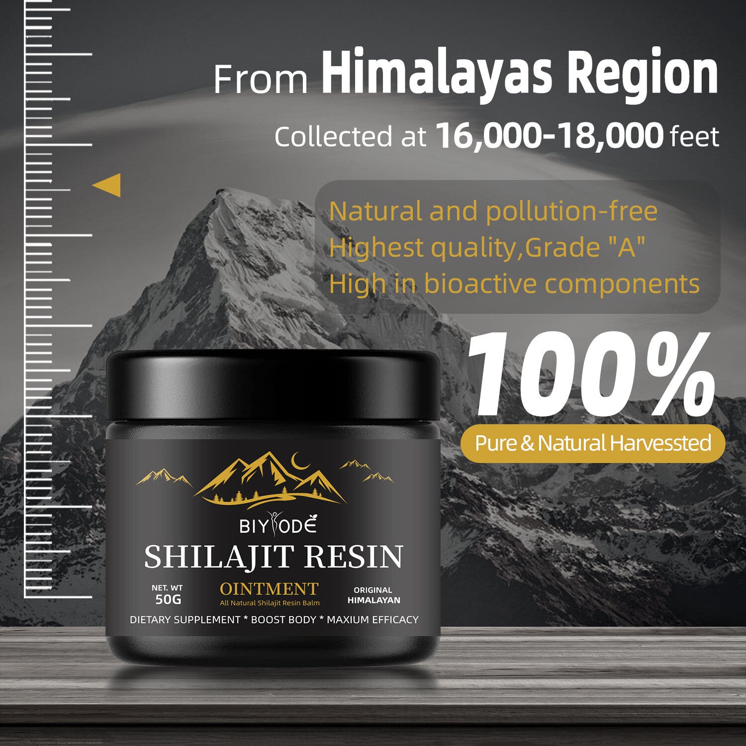 Shilajit Resin 50g Shilajit Resin Paste  Vitality promotion  anti-fatigue