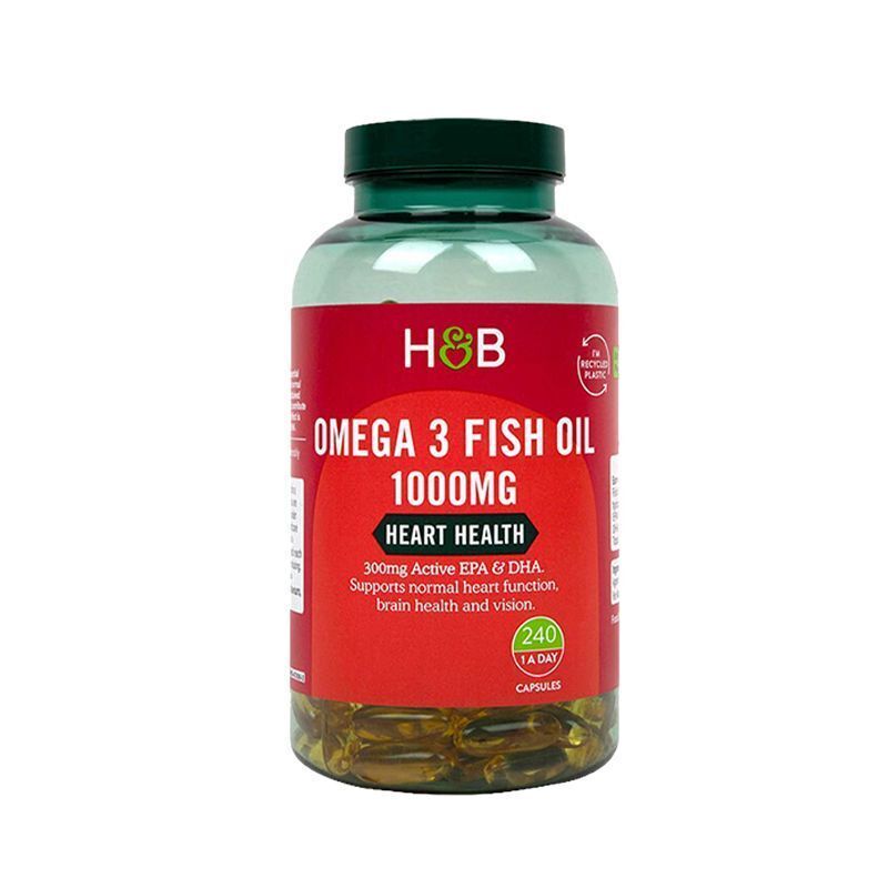 HB Deep Sea Fish Oil Soft Capsule Omega 3 Omega-3DHA 1000mg*240 Capsules/Bottle Secondary image