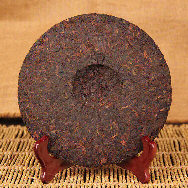 Yunnan Pu'er Tea Ripe Tea Cake Tea Eight Years Yunnan Qizi Cake Pu'er Tea 357g
