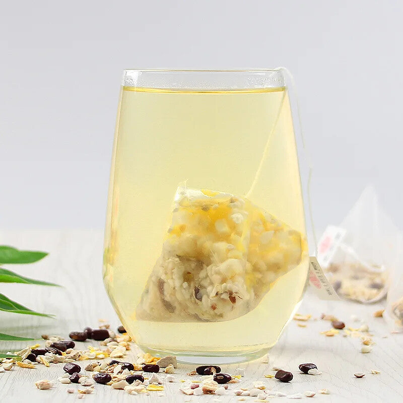 180g/30 Bags Healthy Drink Herb Tea Bag Lemon Red Bean Job's Tears Tea