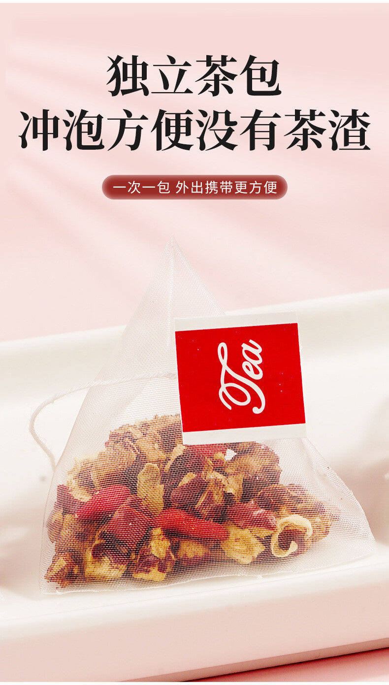 Red Dates & Ginger, Tea Bags Summer Ginger Date Tea, Cold Body Relief