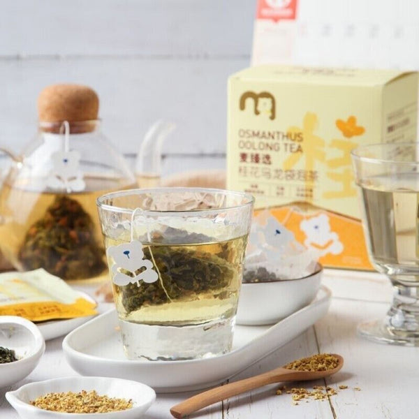 Osmanthus Oolong Tea Bags 15 Pack Tie Guan Yin Sulfite Free Natural