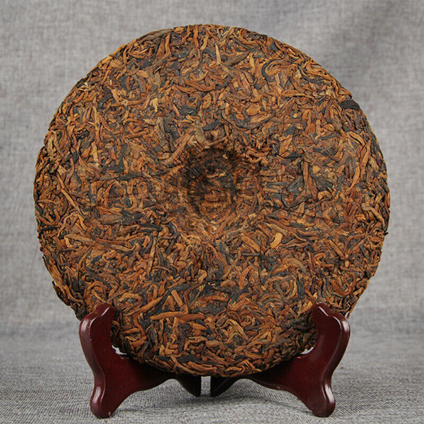 HelloYoung TeaPu-Erh Ripe Tea Emperor Golden Cake 357g Spring Black Tea Single Bud Pu'er Tea