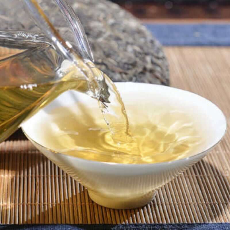 HelloYoung 357g Authentic YunNan Pu-erh Mengku YUE CHEN YUE XIANG Tea Qizi Bing Puerh