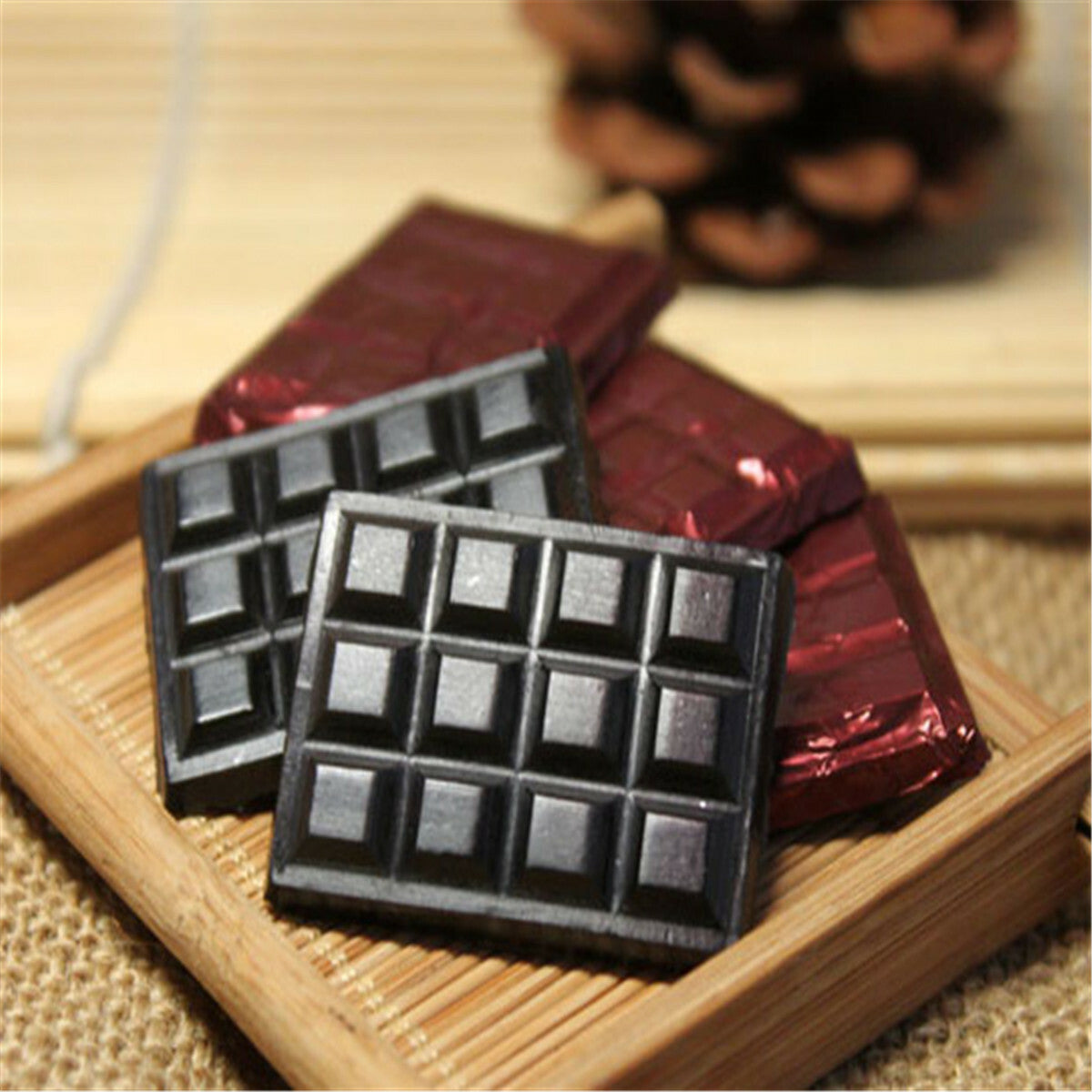5Pcs Shu Puer Ripe Resin Pu-Erh Chinese Yunnan Cream Cha Gao Black Tea Puerh Tea Secondary image
