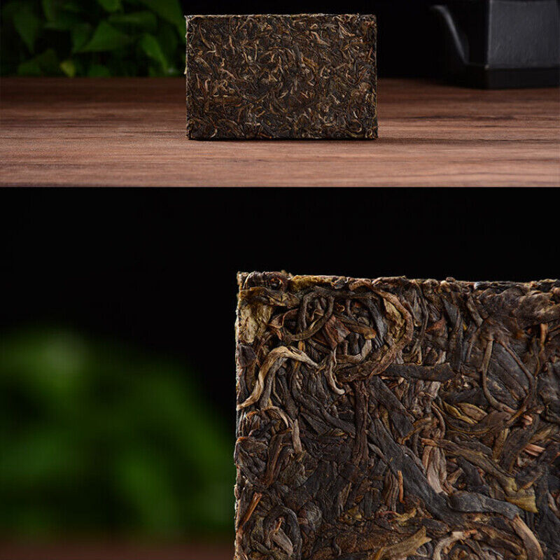 HelloYoung Yunnan Pu'er Tea Brick Organic Raw Pu-erh Green Tea Healthy Drink 250g Top-Grade