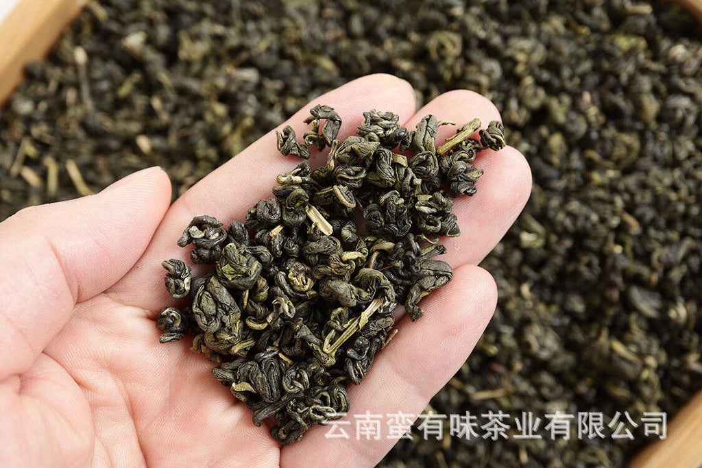 HelloYoung 500g bag Yunnan Yunnan Green Tea Puerh Tea Bi Luo Chun One bud and two leaves