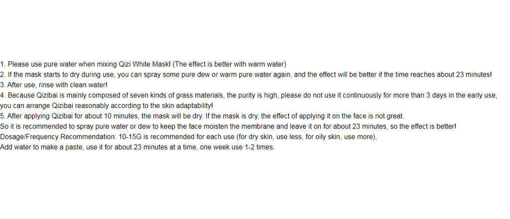 White Herbal Powder Organic Natural Mask Powder Chinese Pure Ground Powder Qizi