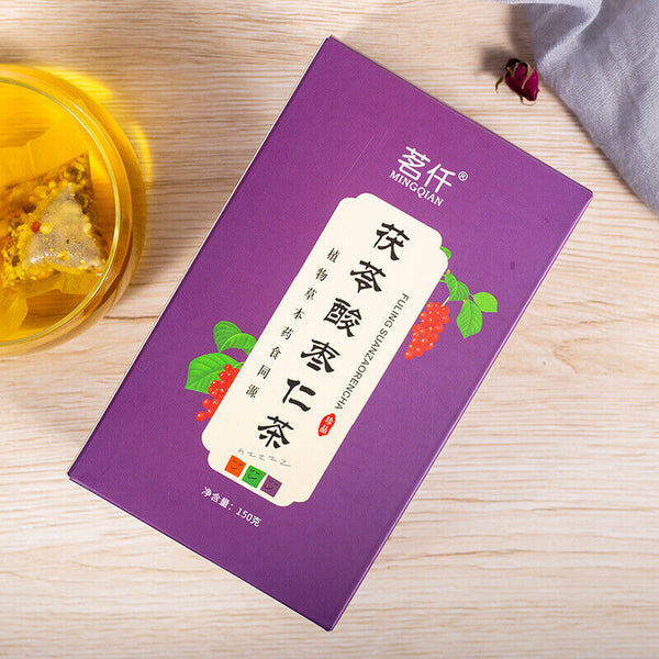 Healthy Drink 150g Poria Sour Date Tea Bags 30 Bags/box Lily Tea