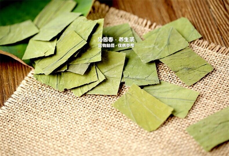 HelloYoung Organic Green Tea Health  Chinese Herbal Tea Ecology Lotus Leaf Tea 30g