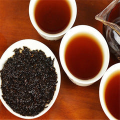 HelloYoung 220g Ripe Pu erh Tea Handmade Dragon Ball Old Tree Spring Palace Cooked Puer Tea