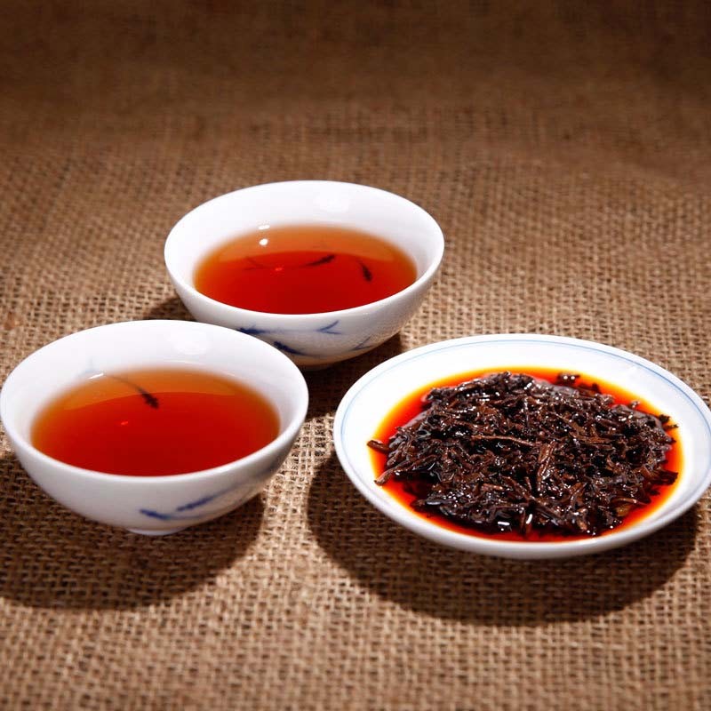 Ripened Puerh Tea Loose Leaf Yunnan Black Puer Tea China Bulk Cooked Pu-erh Tea