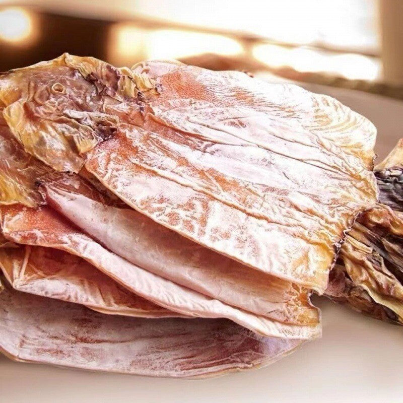500g Natürlich Getrockneter Tintenfisch – Getrocknete Meeresfrüchte für Snacks