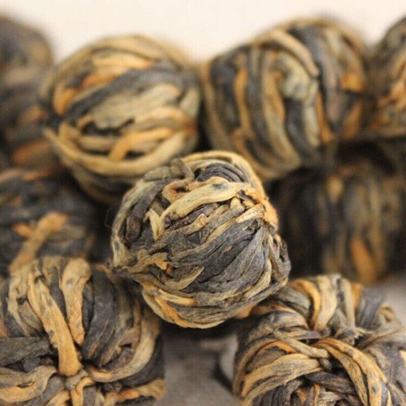 China Yunnan Dianhong Dragon Pearl Dian Hong Handmade Black Tea Gold Pearl 250g Secondary image
