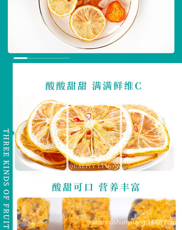 HelloYoung Kumquat Lemon Passion Fruit Tea Flower Fruit Tea Freeze-dried Lemon Slices 90g