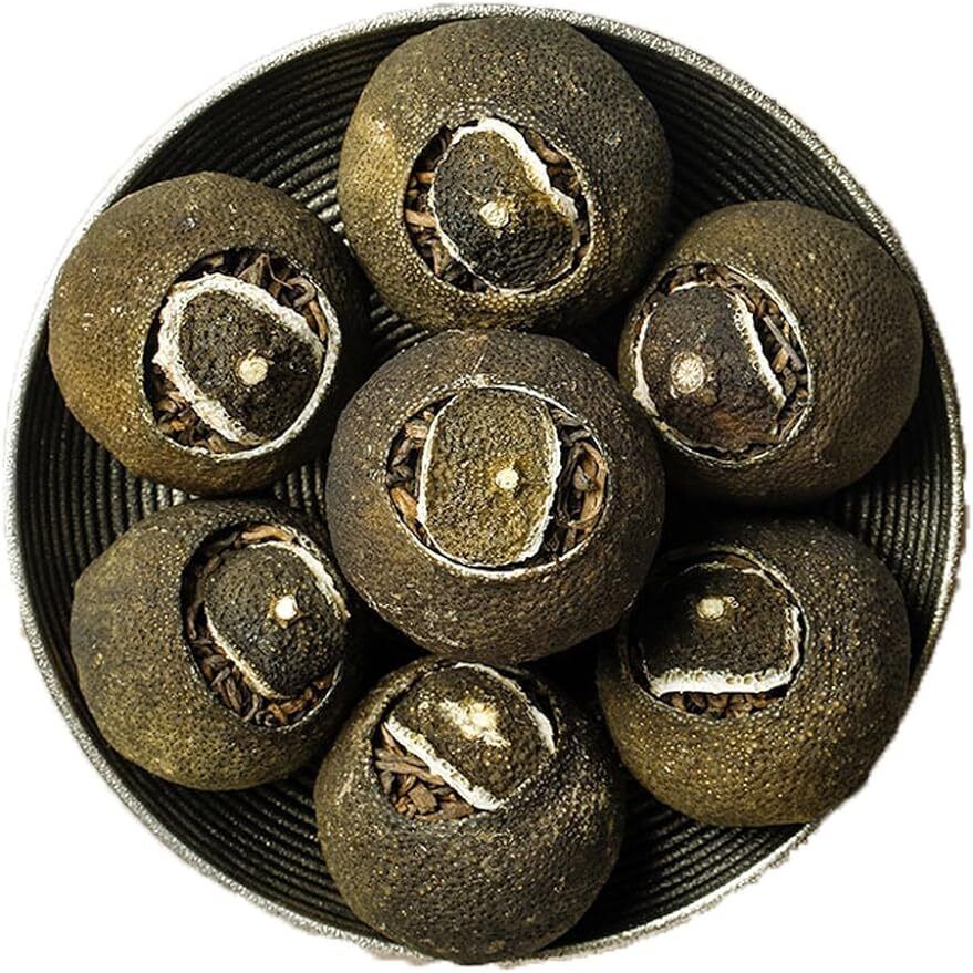 Dian Mai Pu'er Tea, Special Package with Citrus in 250g, Processed in Secondary image