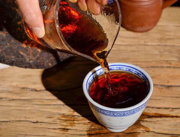 Pu Erh Ripe Tea Pu-erh Ripe Tea Brown Mountain Big Tree Tea 357g