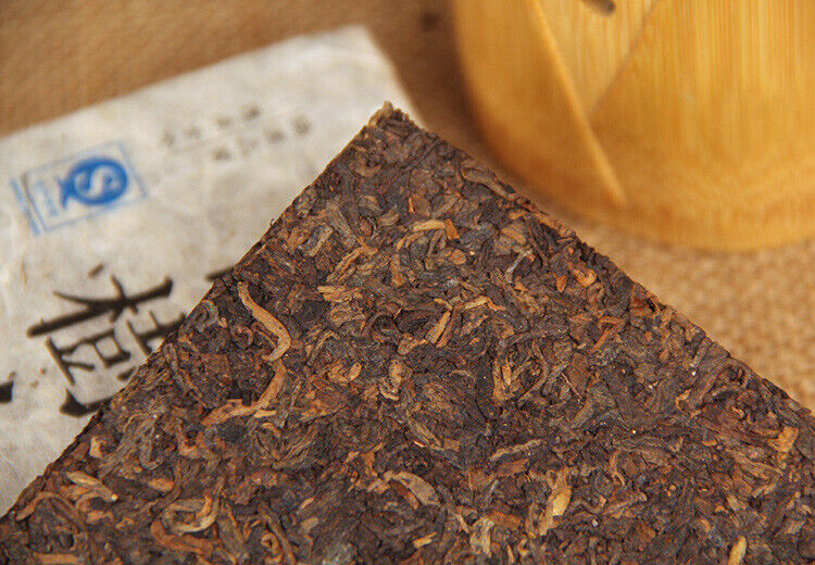 HelloYoung Yunnan Puerh Tea Mengku Ancient Tree Golden Bud Puerh Tea Brick 250g