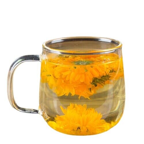 HelloYoung Chinese Marigold Tea,flower Tea Dried Green Herbal Tea Calendula Officinalis Tea