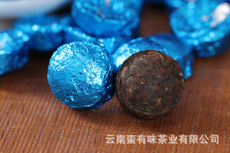 HelloYoung 500g Yunnan Pu'er Tea Mini Seven Colored Small Golden Tuo Nuoc Xiang Ripe Tuo