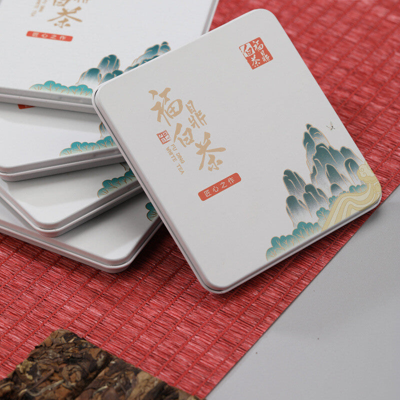 Fuding White Tea Small Square 2018 Shou Mei Old White Tea One 6 Small Boxes Secondary image
