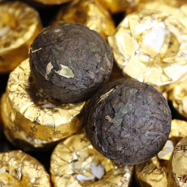 HelloYoung 500g Dai Jia Nuoxiang Tuo Tea Yunnan Pu'er Ripe Tea Nuoxiang Tuo Mini Tuo Tea