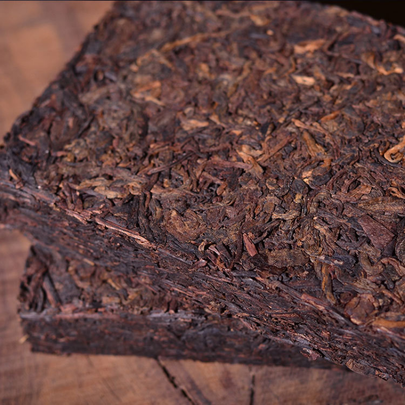 Pu'er Tea 250g/8.8oz Organic Black Tea Ripe Tea Brick Menghai Aged Brick Tea