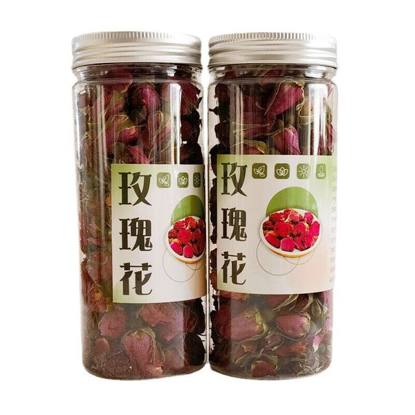 HelloYoung Rose tea Pingyin heavy petal rose canned flower tea bottle combination 17.6oz