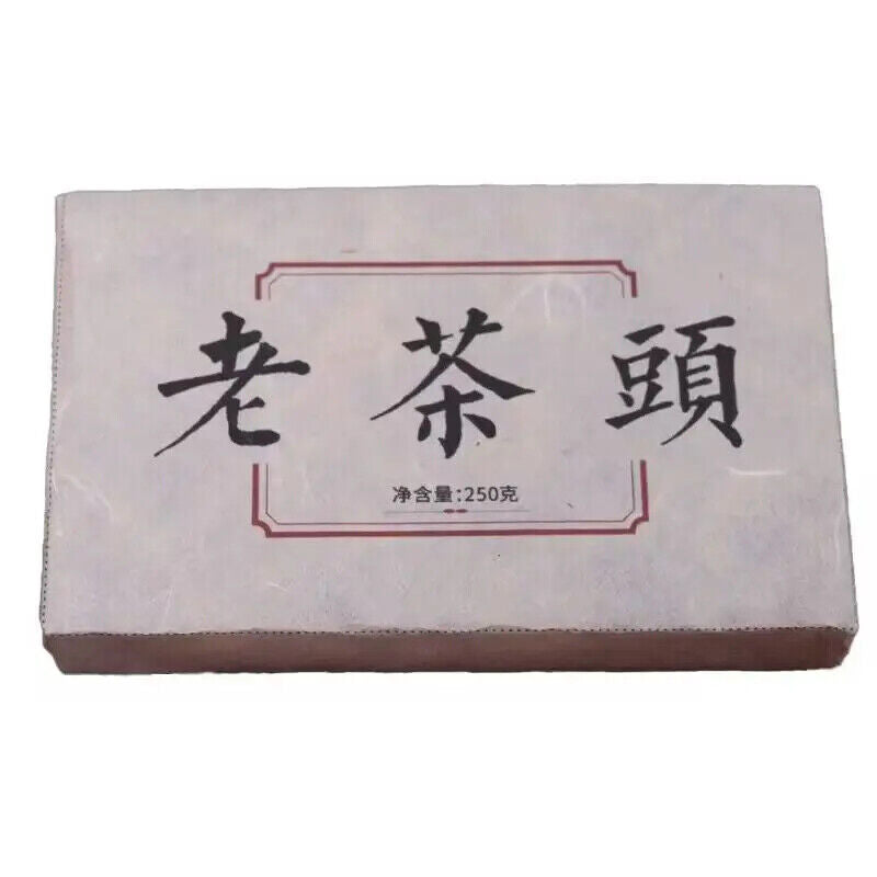 Old Laochatou Yunnan Pu'er Compressed Tea Bulang Mountain 250g Puer Tea Brick