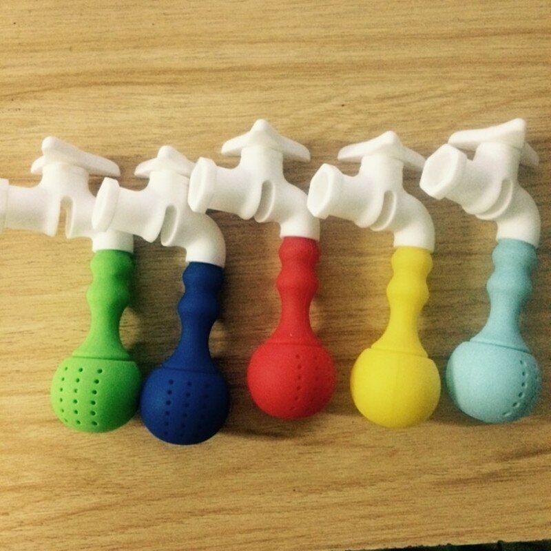 Handle Filter Silicone Faucet Tea Bags Infuser Tea Strainers Diffuser Flower Tea