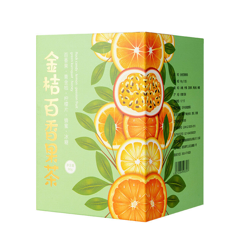 Freeze dried citrus, passion fruit, honey tea, lemon slices flower fruit tea Main image
