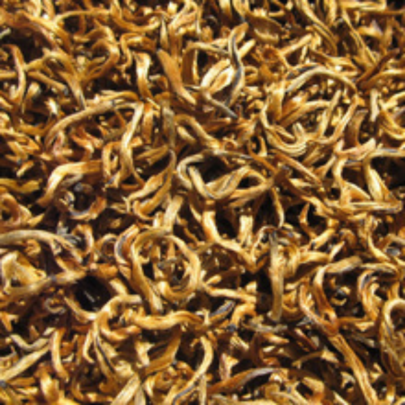 HelloYoung 357g Aged Puerh Ripe Tea Menghai Golden Bud Yunnan Seven Seed Cake Tea