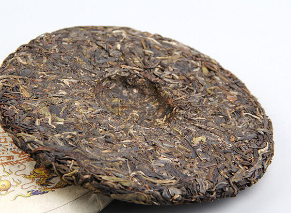 HelloYoung 357g Ming Qian Ancient Tree Spring Tea Pu'er Raw Tea Seven Seed Cake Tea